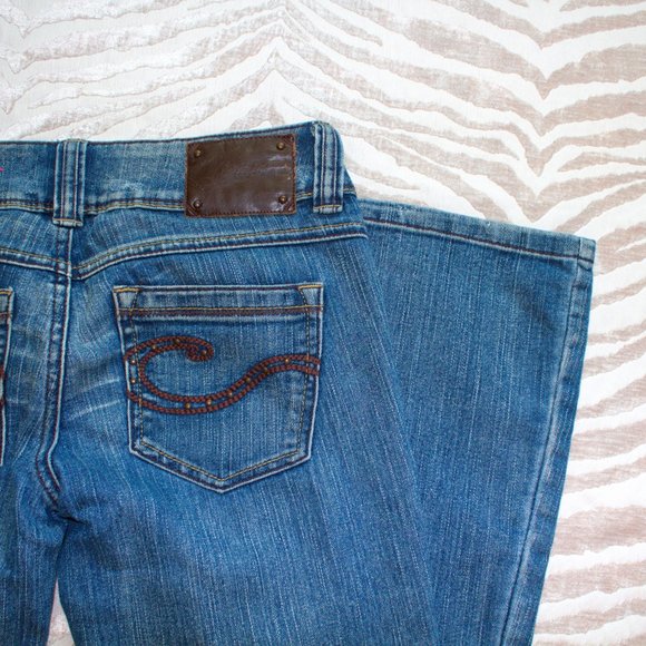 (Juniors) Candies | Flare Bottom Blue Jeans - Picture 3 of 6